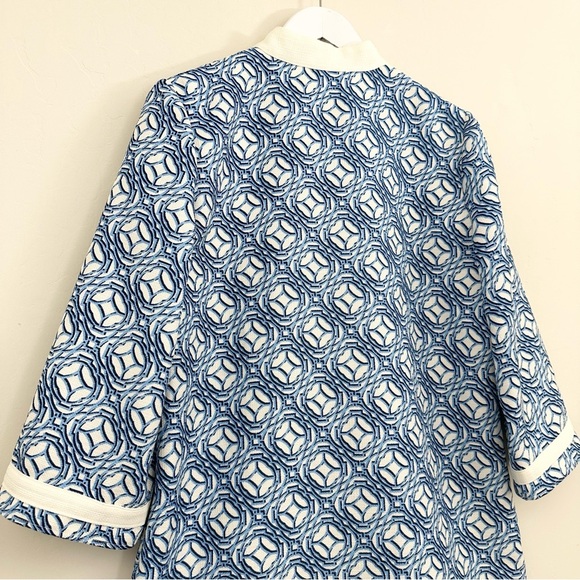 Preston & York Loretta Linen Blend 3/4 Sleeve Dress - Picture 9 of 10